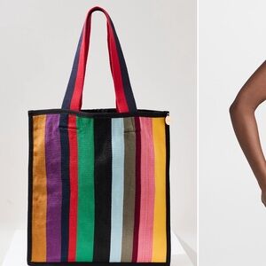 NWOT SOLD OUT CLARE V RIBBON TOTE